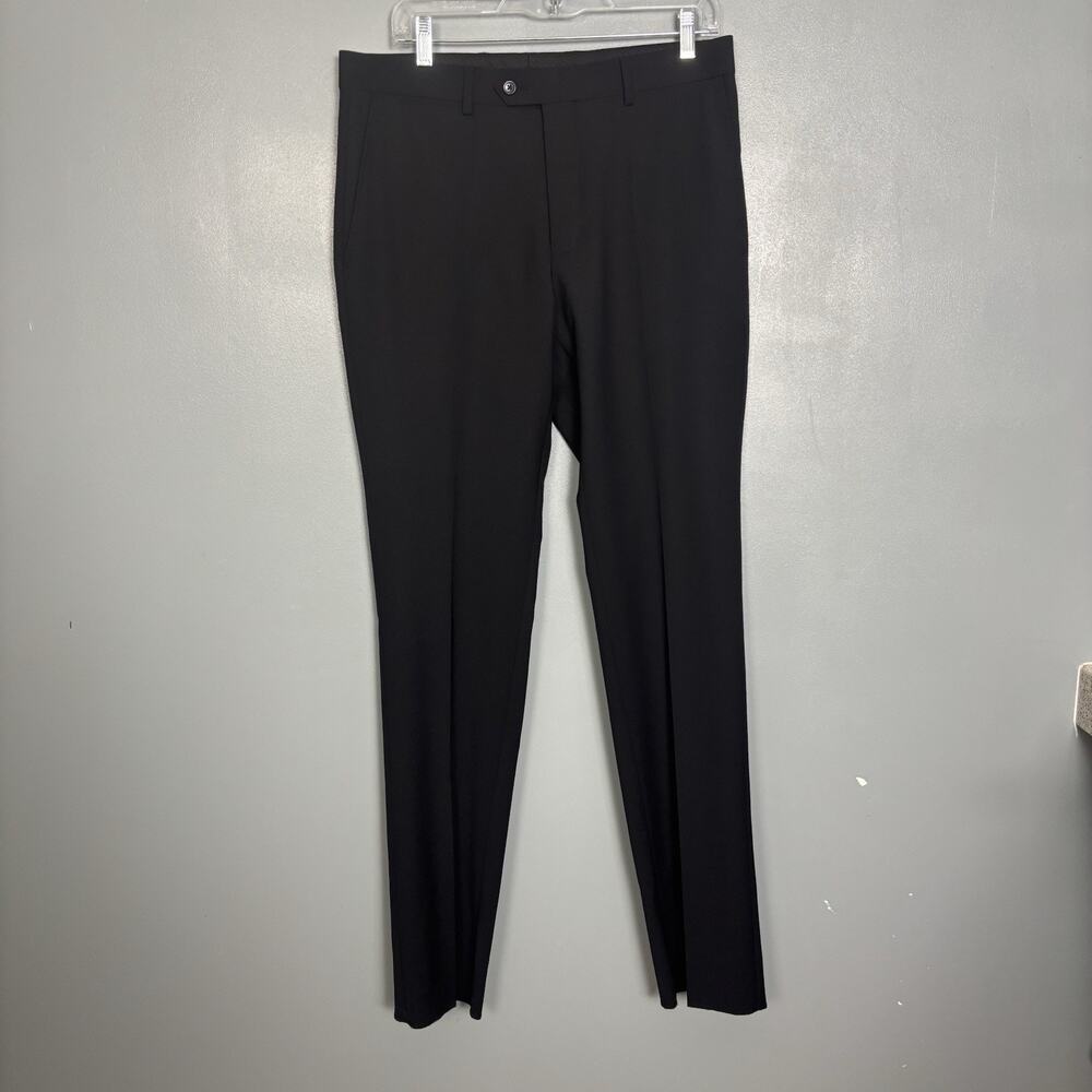 NWT Giles And Jasper Men’s Wool Blend Black Dress Suit Pants 31S No Jacket New
